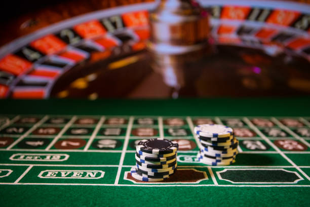 istock Casino element isolation on the colorful, Slot machine, Roulette while, Dice, Casino chip - image 1150268479