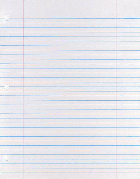 istock Sheet of looseleaf paper 115027233