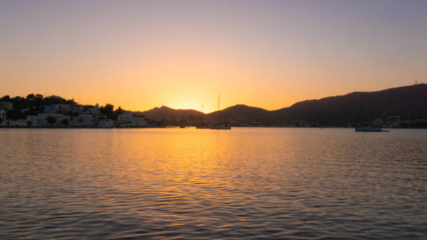 istock Sunset Leros Island Greece 1150273834