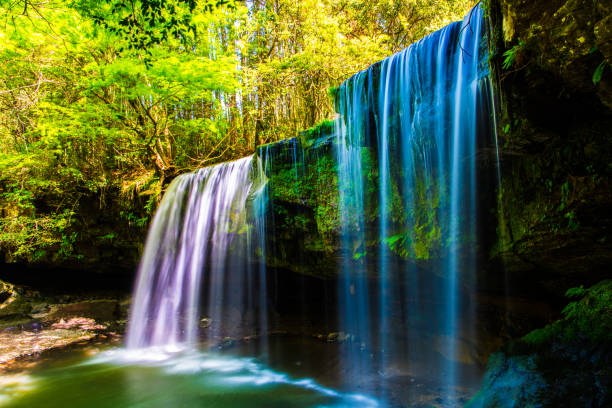 istock Nabegatai, waterfall in forest, Kumamoto Japan 1150277719
