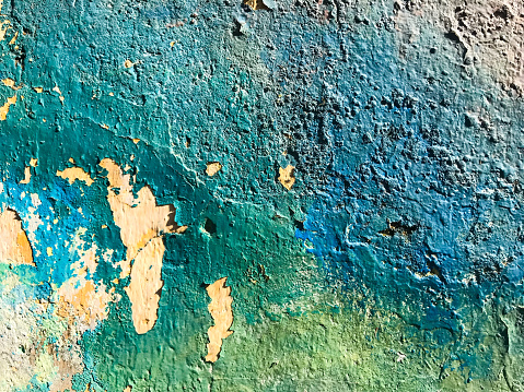 damaged old wall paint texture