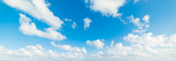 istock Blue sky with clouds in Miami Beach 1150278353