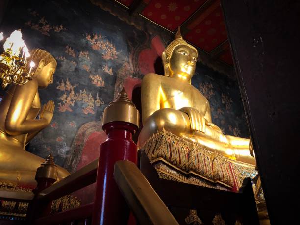 istock Big buddha statue at Bowonniwet Vihara temple 1150279843