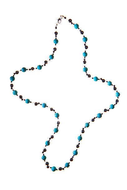 istock Necklace Turquoise Onyx and Hematite 115028096