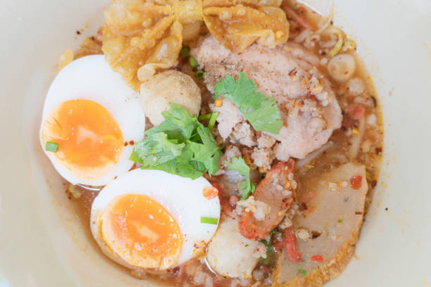 istock Noodle tom yum with pork and egg 1150281231
