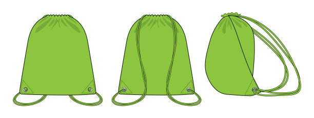 360+ Cotton Drawstring Bag Stock Illustrations, Royalty-Free Vector ...