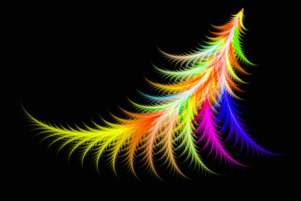 istock Fantasy colorful chaotic fractal texture. 1150284476