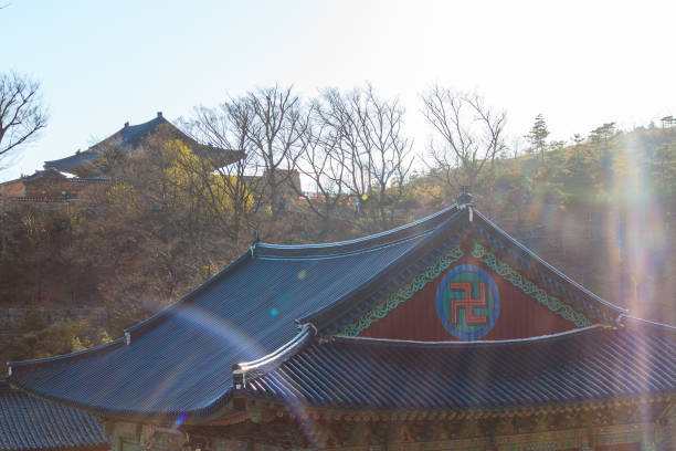 istock Korean Buddhist temple Naksan Temple 1150284845