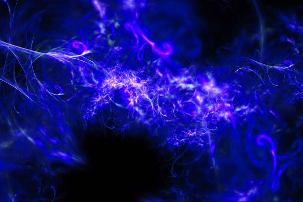 istock Fantasy colorful chaotic fractal texture. 1150289246