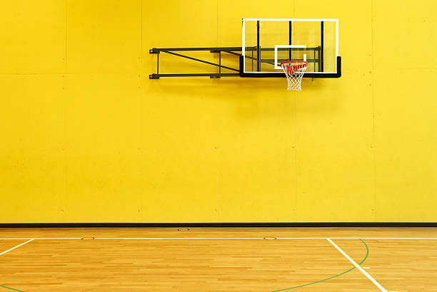 istock public school, yellow wall and basket, interior 115028930