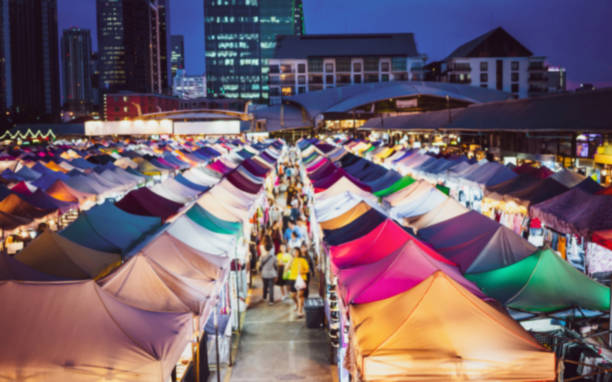 blur image of Night Market.