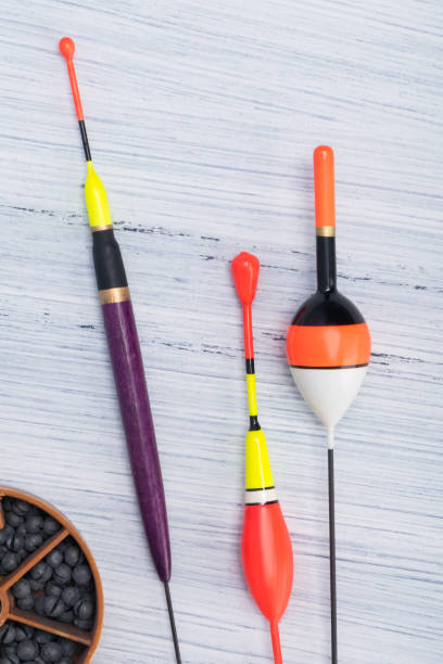 istock set of different float for fishing rods on a light background 1150291581