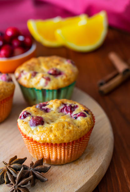istock Homemade muffins with cranberry 1150291980