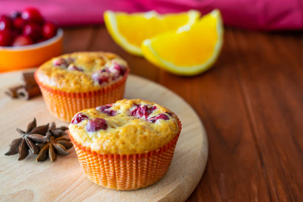istock Homemade muffins with cranberry 1150291981
