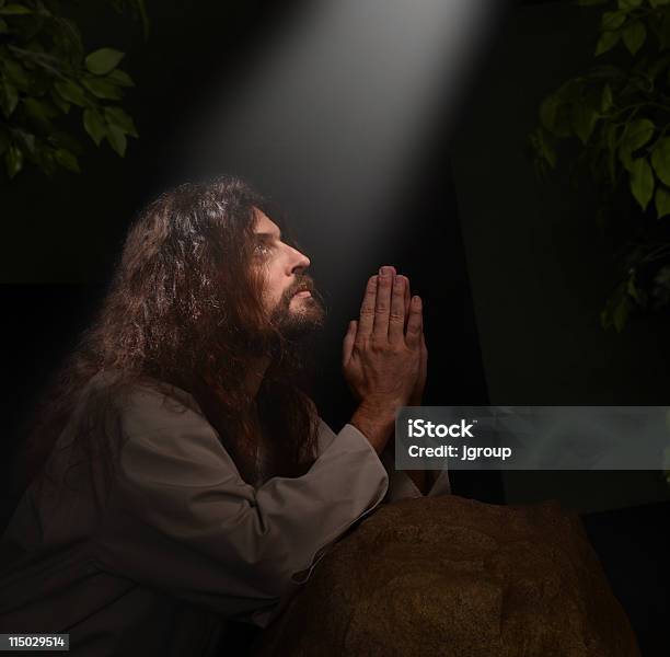 Jesus In Gesthemene Stock Photo - Download Image Now - Jesus Christ, Praying, Garden Of Gethsemane