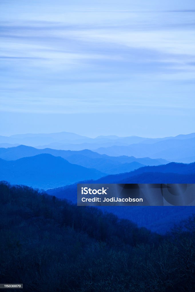 "Smoky Mountains Golden godziny" - Zbiór zdjęć royalty-free (Góry Great Smoky)