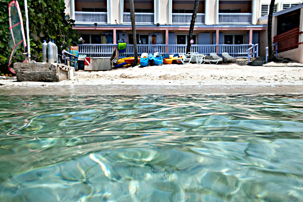 세인트토머스 오버워터 미만 - motel swimming pool resort swimming pool tourist resort 뉴스 사진 이미지