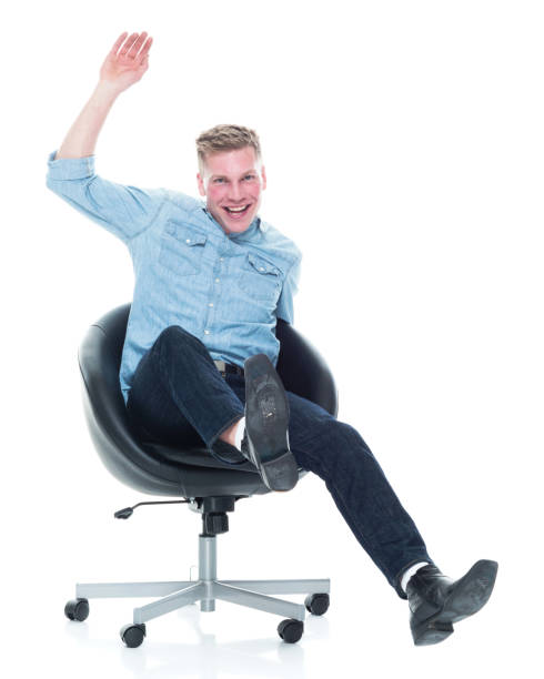 istock Man sitting and acting silly 1150304392