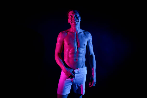 istock Sexy male tennis player 1150304666
