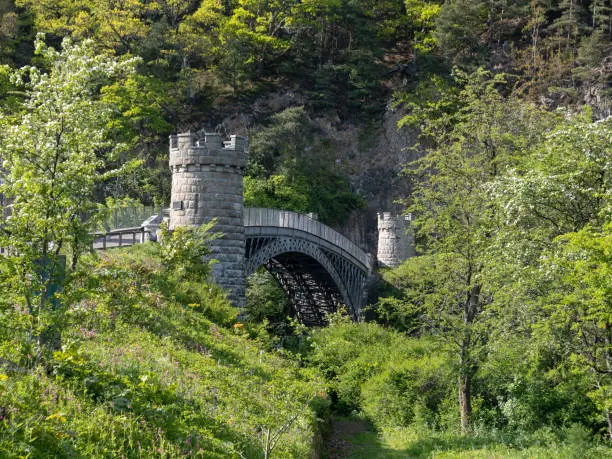 Photo of Craigellachie Bridge from the southeast bank