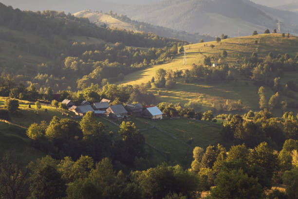 istock Summer sunrise in Bucovina 1150311484
