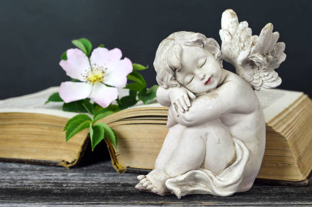 istock Little guardian angel sleeping 1150312320