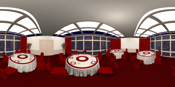 istock HDRI map of restaurant 3d illustration 1150312758