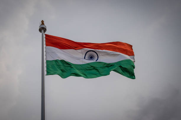 istock Indian National waving Flag 1150313112