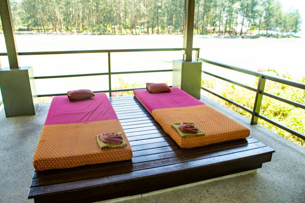 istock Massage area at a Thailand beach resort 1150313832
