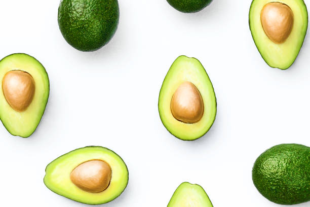 istock Avocado food concept on white background 1150313974