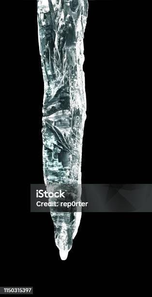 Icicles Stock Photo - Download Image Now - Ice, Stalactite, Icicle