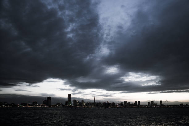 istock Yokohama skyline visible from Daikokufuto 1150316626