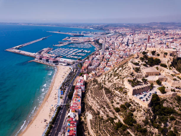 istock Sand beach and city Alicante 1150318467