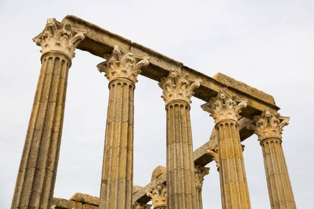 istock Columns of Roman Temple in Evora 1150321110