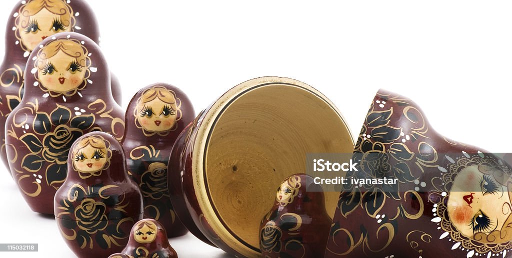 Russian Nesting Dolls also known as Babushkas Russian Nesting Dolls also known as Babushkas. Art And Craft Stock Photo