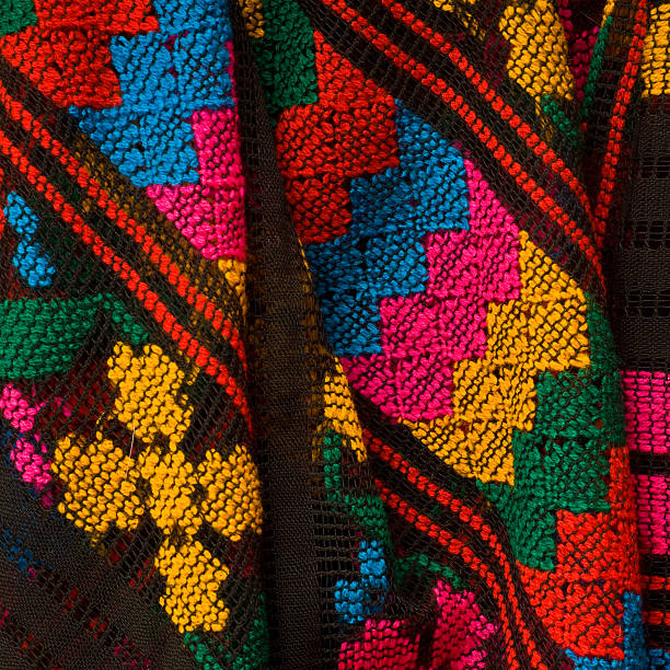 istock Colorful Mexican Woven Shawl Detail 115032310