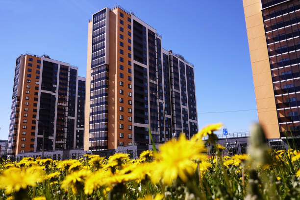 istock Beautiful high-rise house. 1150326007