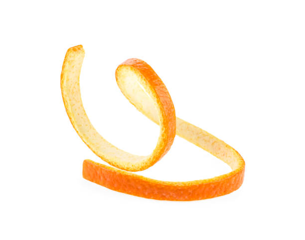 istock Peel of orange, isolated on white background. 1150334825