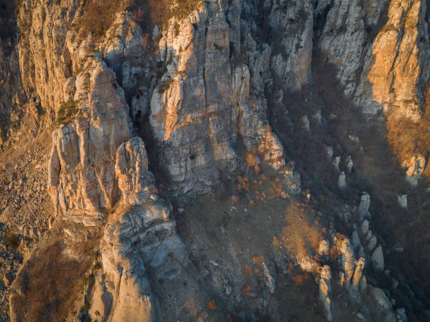 istock Demerdzhi mountain range in the rays of the setting sun 1150335427