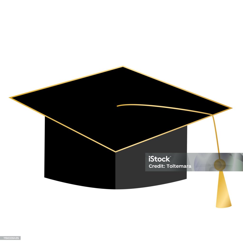 Graduation hat icon. Vector illustration. Education concept Graduation hat icon. Graduate cap isolated on white background. Vector illustration. Education concept Achievement stock vector