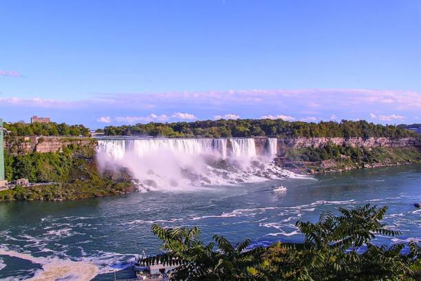 istock Niagara falls Horseshoe. Ontario. Canada. Beautiful waterfall background. 1150335533
