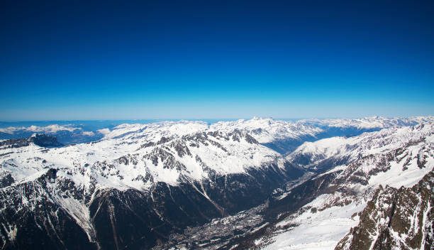 istock Chamonix Valley from the Aiguille du midi station 1150335685