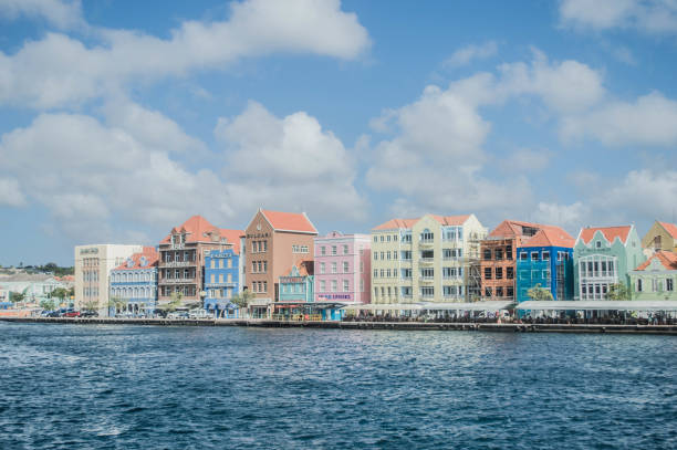 istock Colorful buildings along the shore in Curacao 1150339743