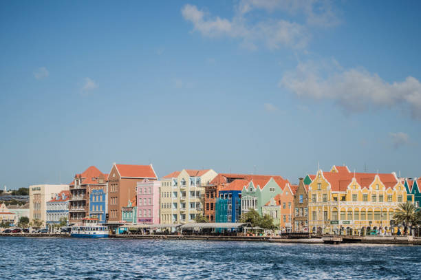istock Colorful buildings along the shore in Curacao 1150339838