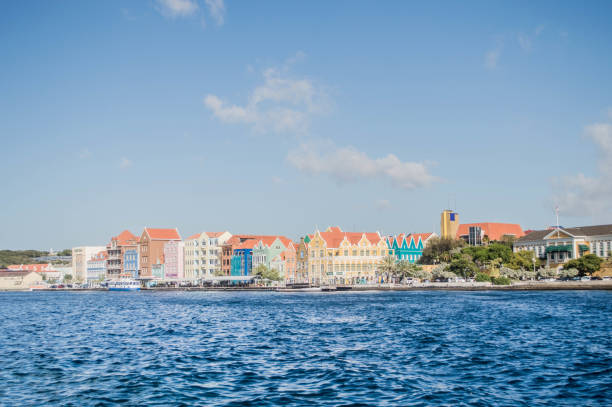 istock Colorful buildings along the shore in Curacao 1150339850