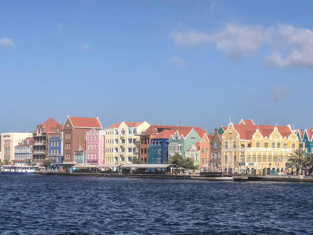 istock Colorful buildings along the shore in Curacao 1150339938