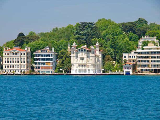 istock Villas along the Bosphorus Strait in Turkey. 1150342588