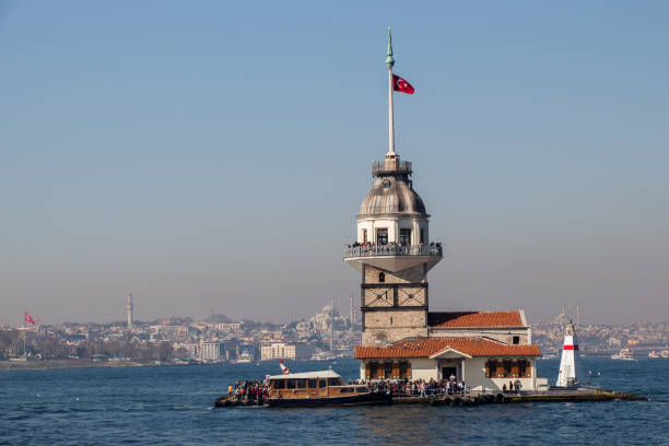 istock Maidens Tower located in Istanbul 1150344728