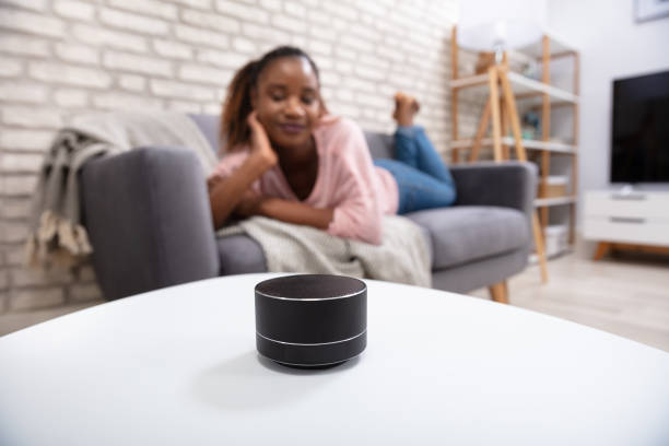 istock Close-up Of A Voice Assistant On Table 1150345552