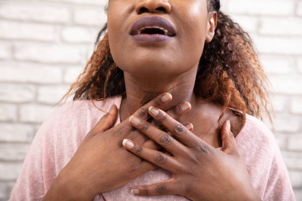 istock Woman Suffering From Sore Throat 1150345560